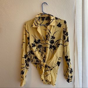 Yellow ALOHA Blouse